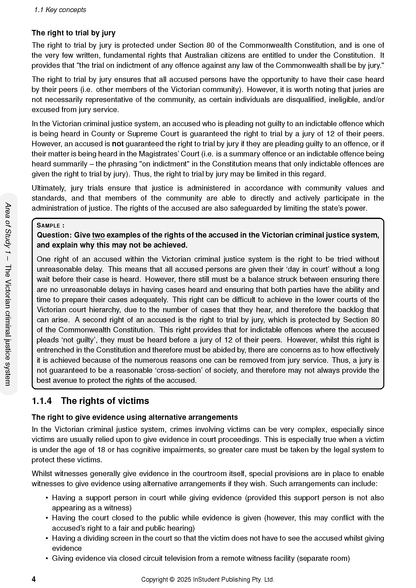ATAR Notes VCE Legal Studies 3&4 Notes (2026-2028)