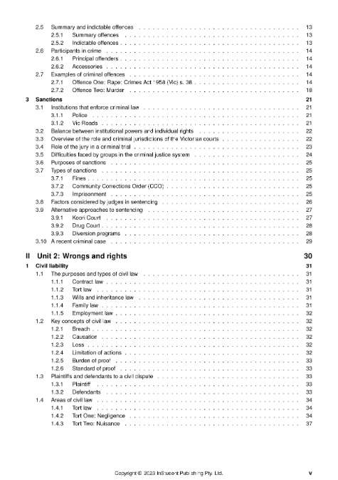 ATAR Notes VCE Legal Studies 1&2 Notes (2024-2025)