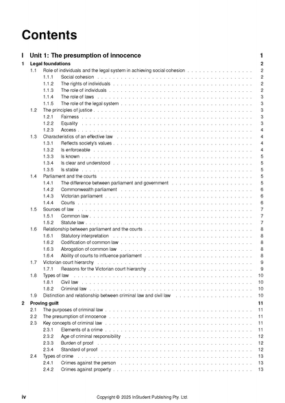 ATAR Notes VCE Legal Studies 1&2 Notes (2026-2028)