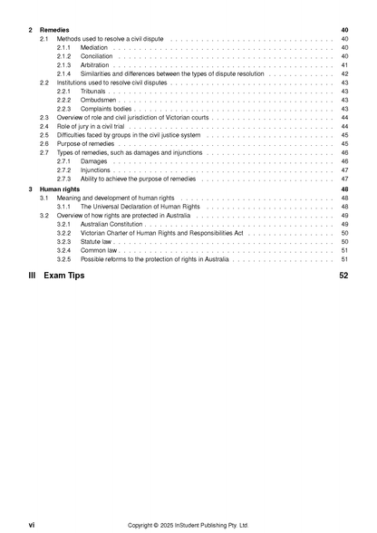 ATAR Notes VCE Legal Studies 1&2 Notes (2026-2028)