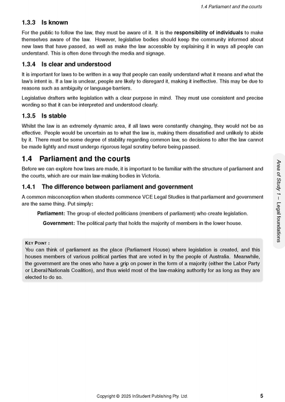 ATAR Notes VCE Legal Studies 1&2 Notes (2026-2028)