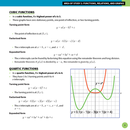 ATAR Notes VCE Maths Methods 3&4 Summary Sheets (2025-2027)