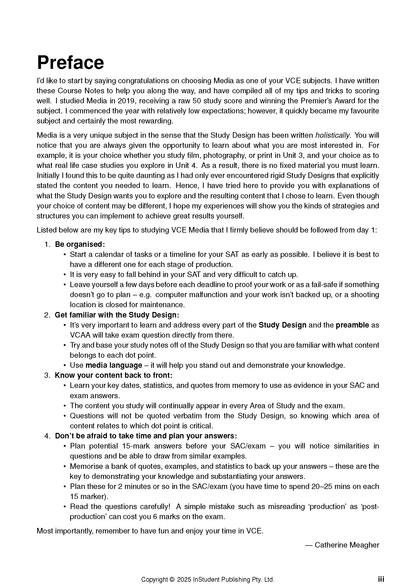 ATAR Notes VCE Media 3&4 Notes (2026-2028)