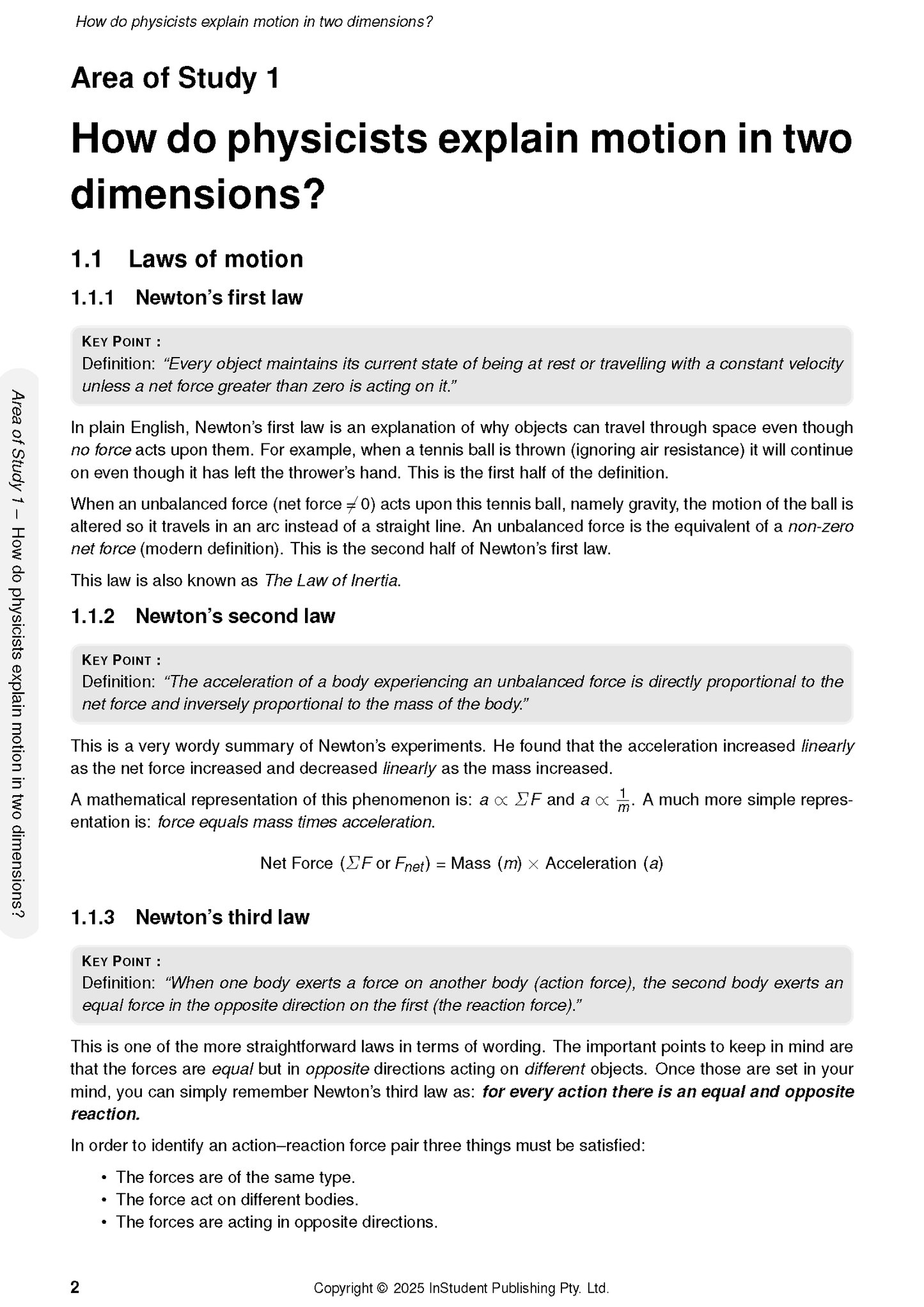 ATAR Notes VCE Physics 3&4 Notes (2025-2027)