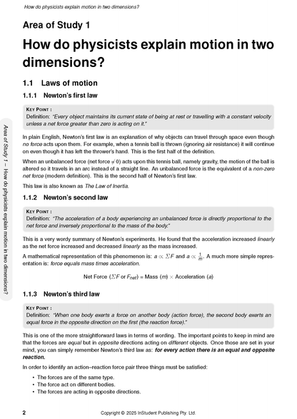 ATAR Notes VCE Physics 3&4 Notes (2025-2027)