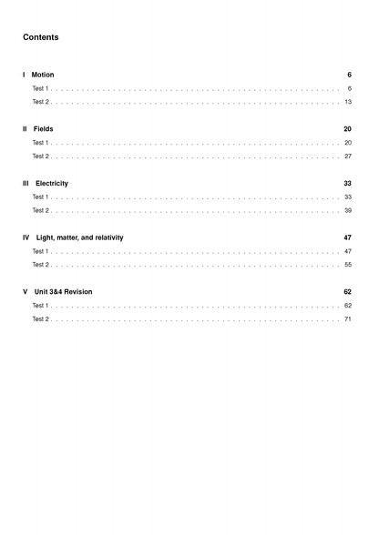 ATAR Notes VCE Physics 3&4 Topic Tests (2025-2027)