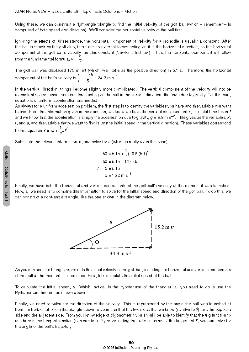 ATAR Notes VCE Physics 3&4 Topic Tests (2025-2027)