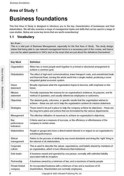 Top Marks VCE Business Management 3&4 Bundle