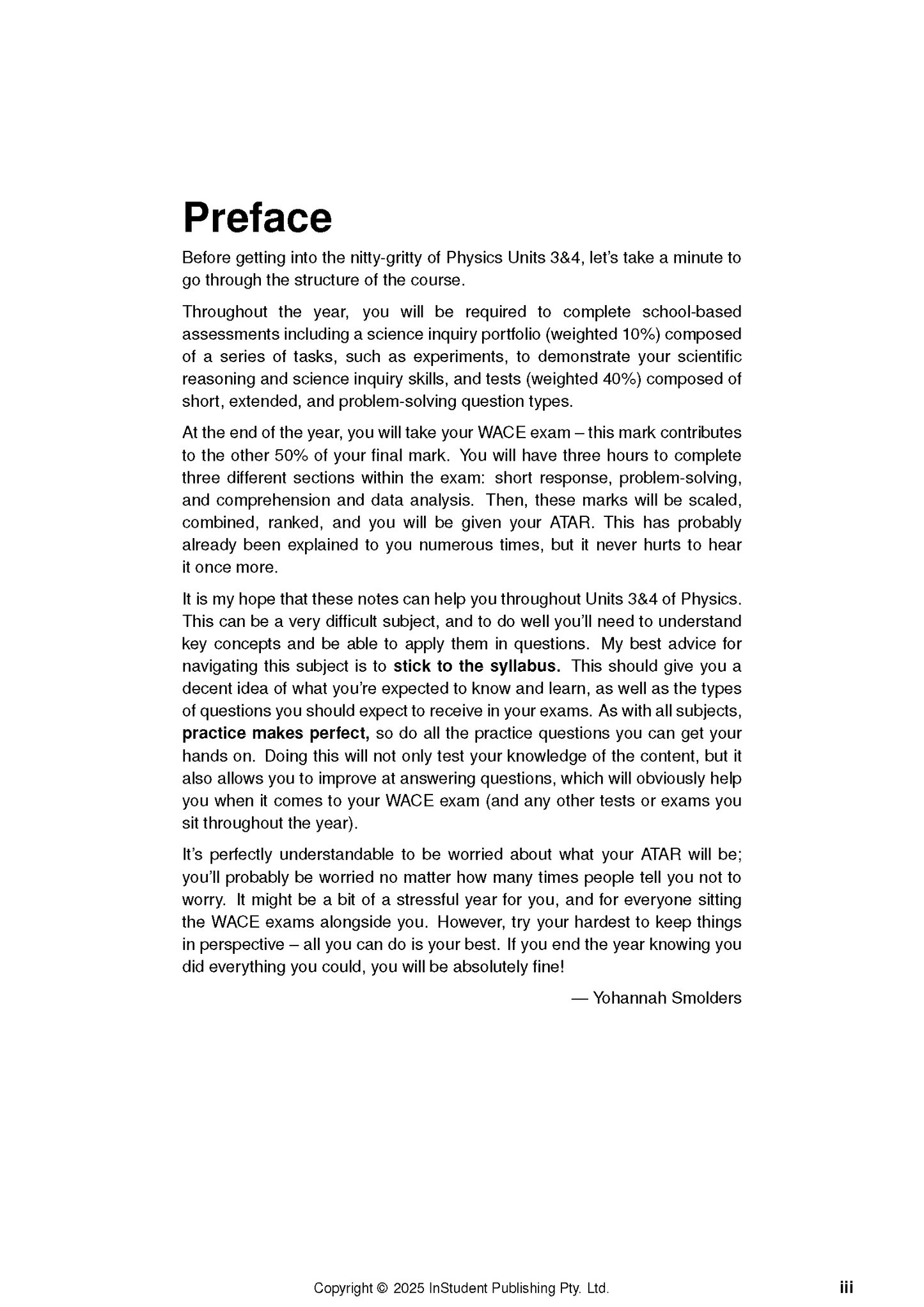 ATAR Notes WACE Year 12 Physics 3&4 Notes (2026-2028)