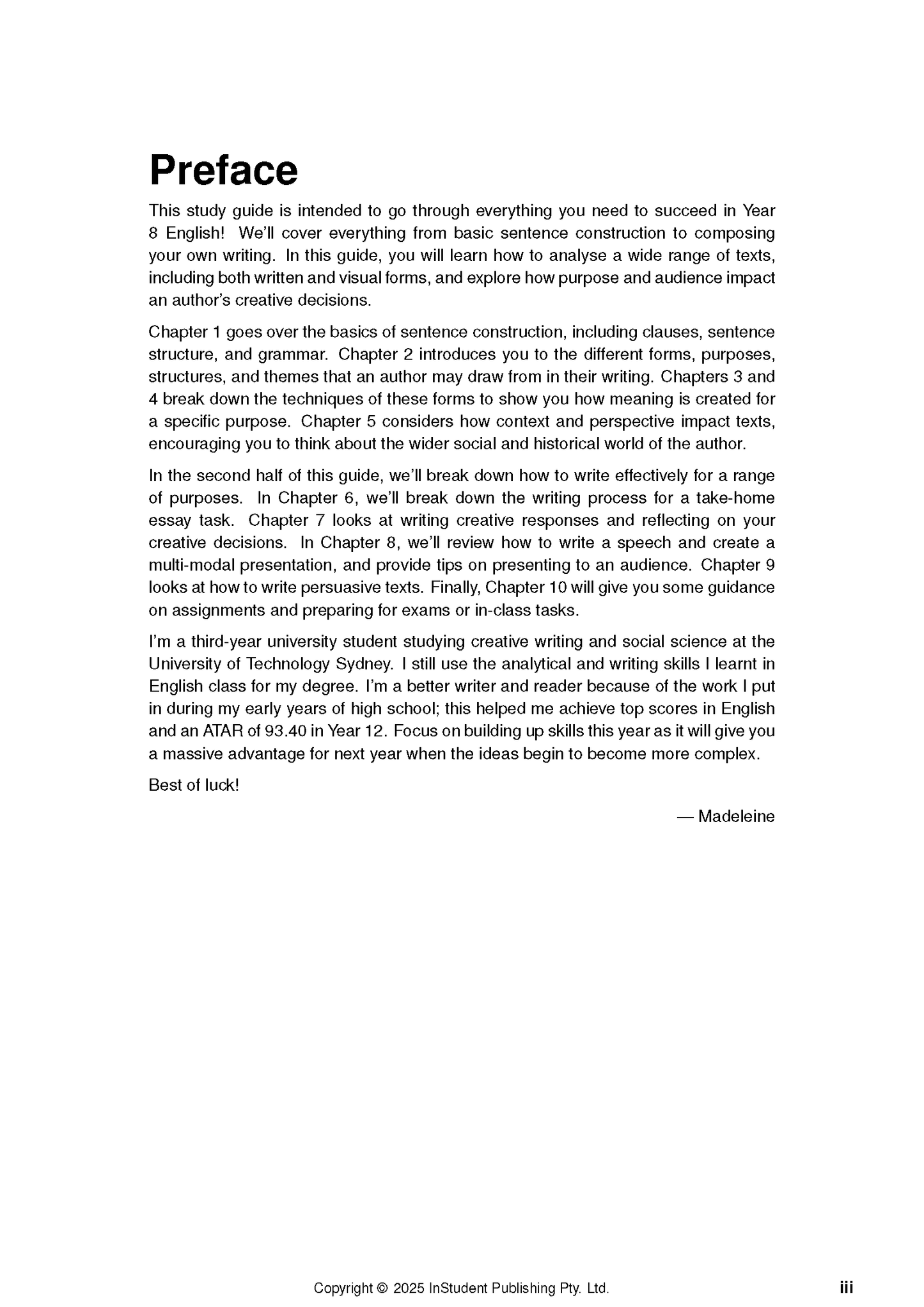 Year 8 Course Notes Bundle