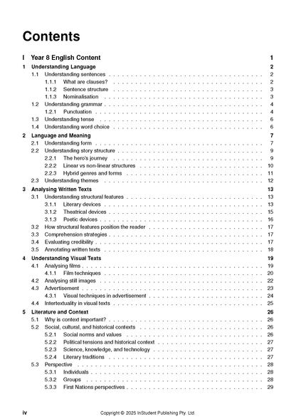 Year 8 Course Notes Bundle