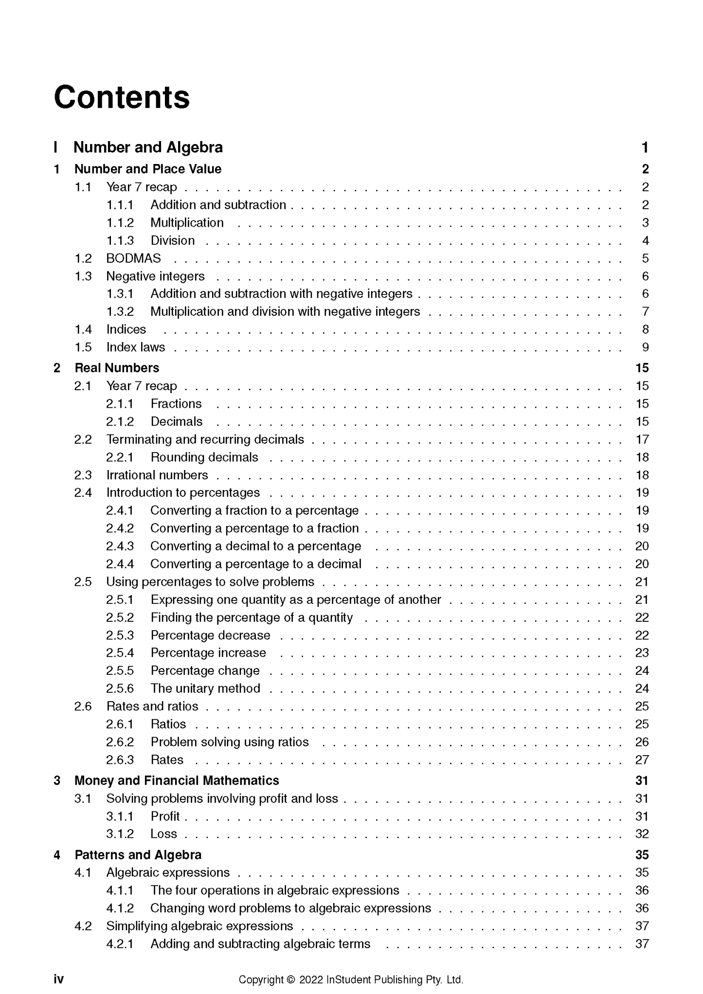 Year 8 Course Notes Bundle