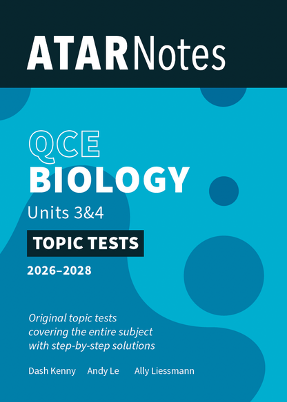 ATAR Notes QCE Biology 3&4 Topic Tests (2026-2028)