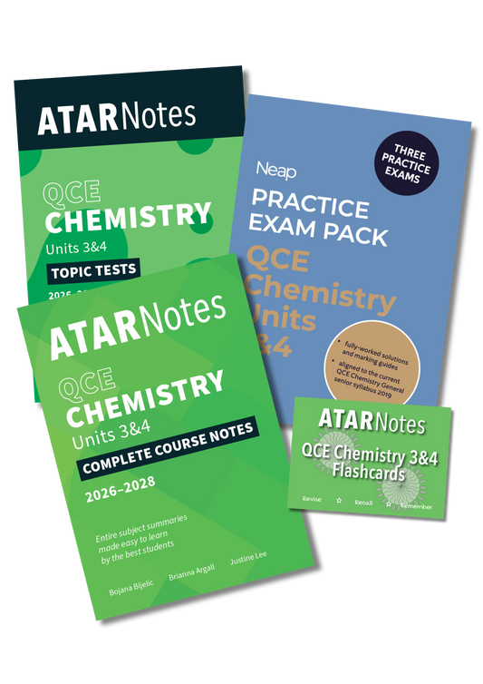 Top Marks QCE Chemistry 3&4 Bundle (2026-2028)