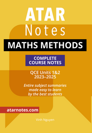 ATAR Notes QCE Maths Methods 1&2 Complete Course Notes
