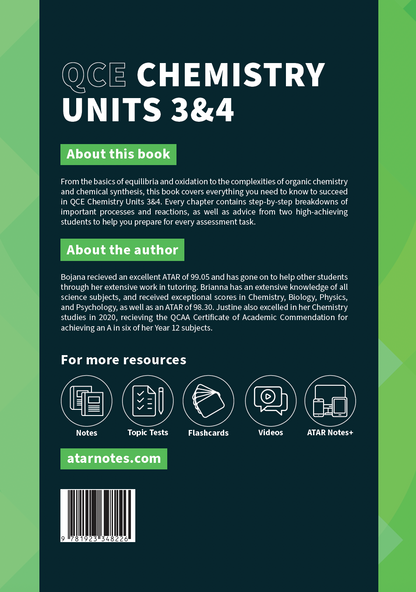 ATAR Notes QCE Chemistry 3&4 Complete Course Notes (2026-2028)