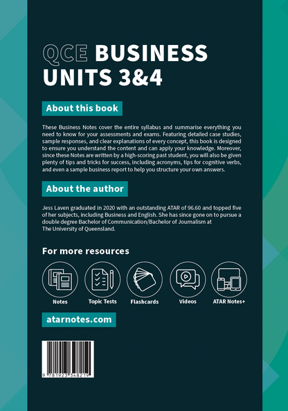 ATAR Notes QCE Business 3&4 Complete Course Notes (2026-2028)