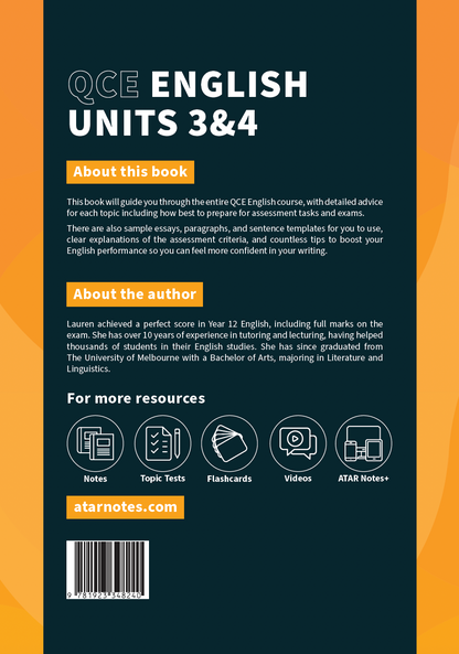 ATAR Notes QCE English 3&4 Complete Course Notes (2026-2028)