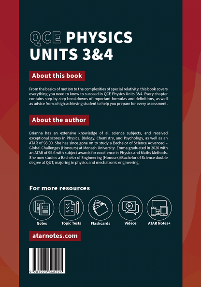 ATAR Notes QCE Physics 3&4 Complete Course Notes (2026-2028)