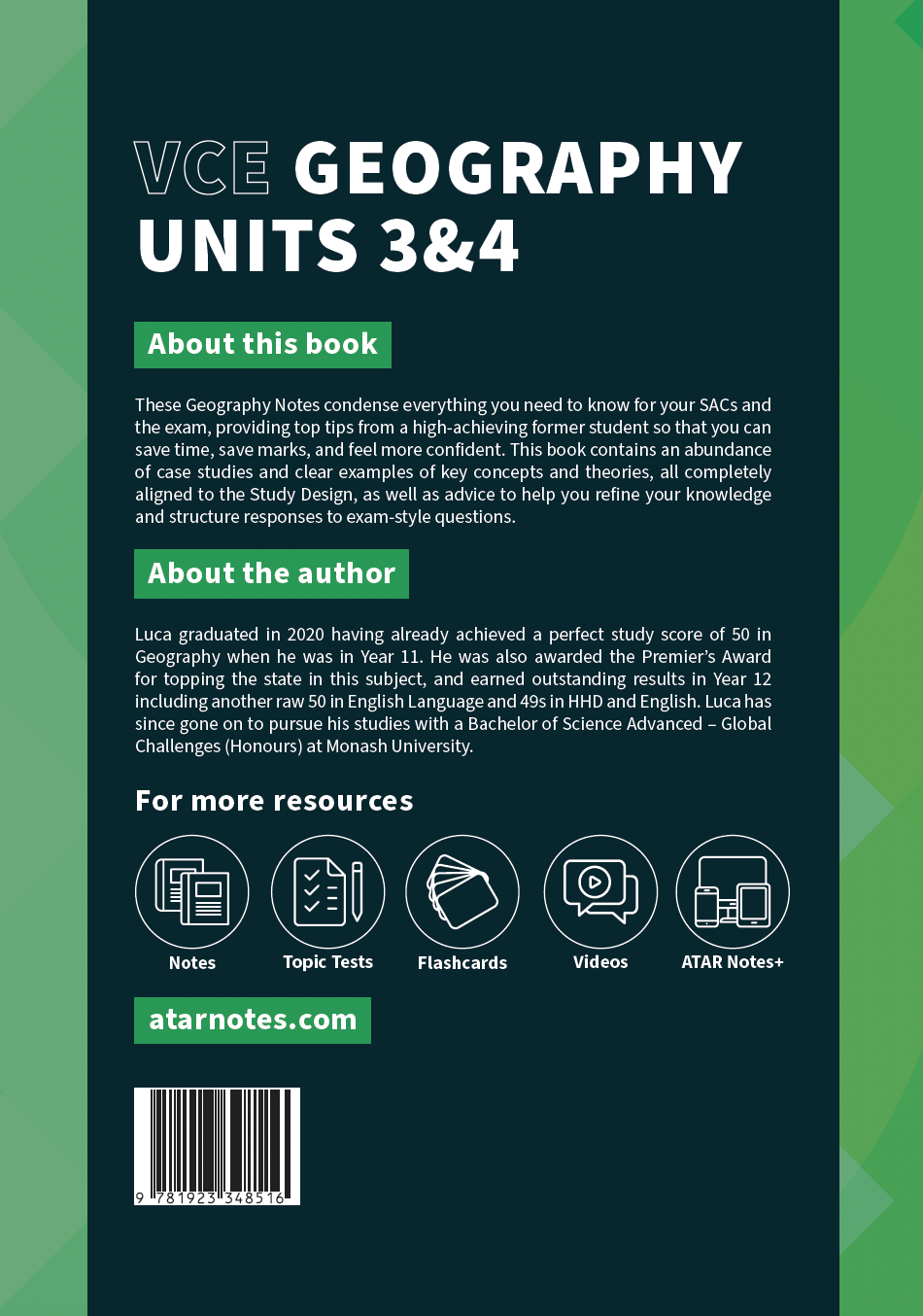 ATAR Notes VCE Geography 3&4 Complete Course Notes (2025-2026)
