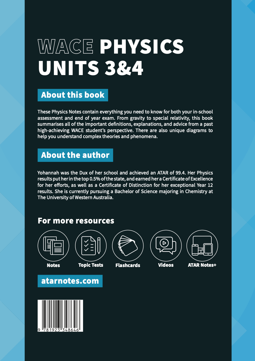 ATAR Notes WACE Year 12 Physics 3&4 Notes (2026-2028)