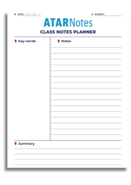 ATAR Notes Class Notes Planner