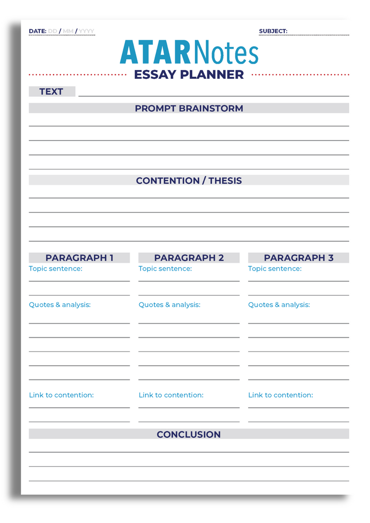 atar english essay structure