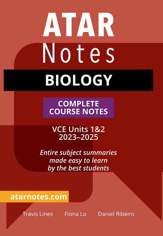 ATAR Notes VCE Biology 1&2 Complete Course Notes