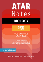 ATAR Notes VCE Biology 1&2 Topic Tests