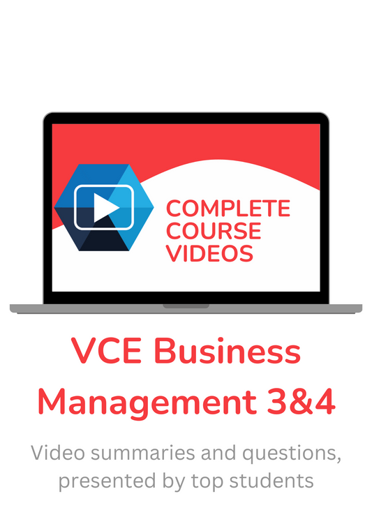 ATAR Notes Complete Course Videos: VCE Business Management 3&4