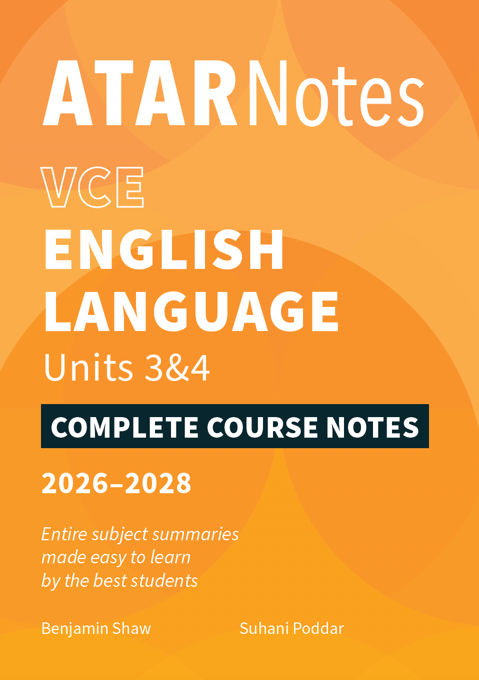 ATAR Notes VCE English Language 3&4 Notes (2026-2028)
