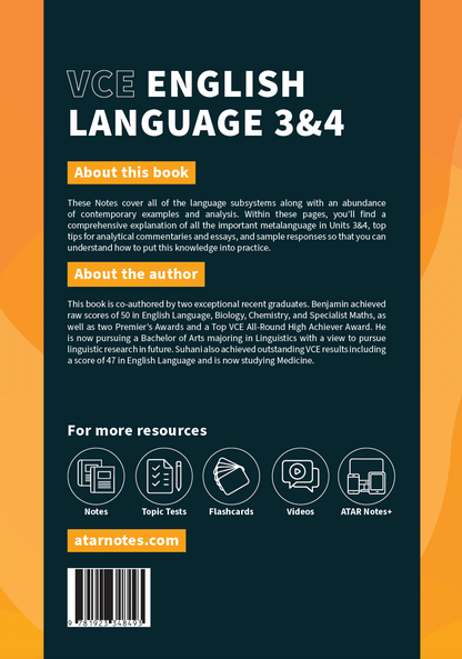 ATAR Notes VCE English Language 3&4 Notes (2026-2028)