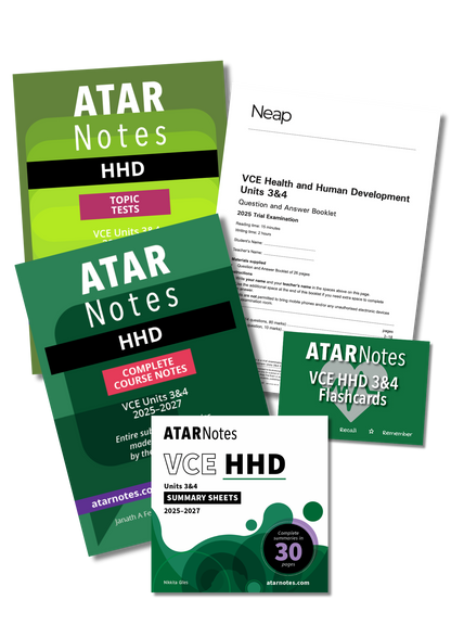Top Marks VCE Health and Human Development (HHD) 3&4 Bundle (2025-2027)