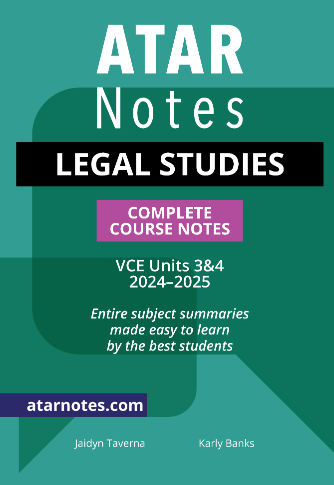 Top Marks VCE Legal Studies 3&4 Bundle