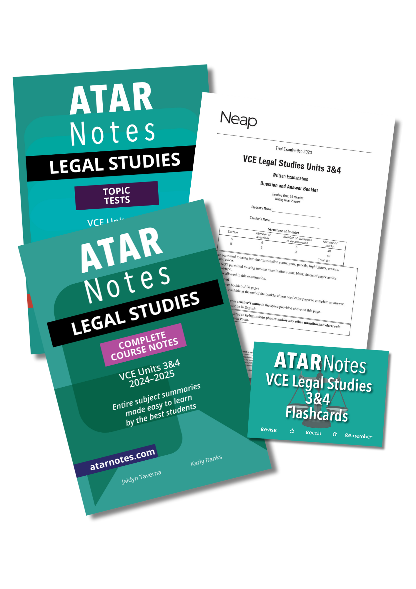 Top Marks VCE Legal Studies 3&4 Bundle