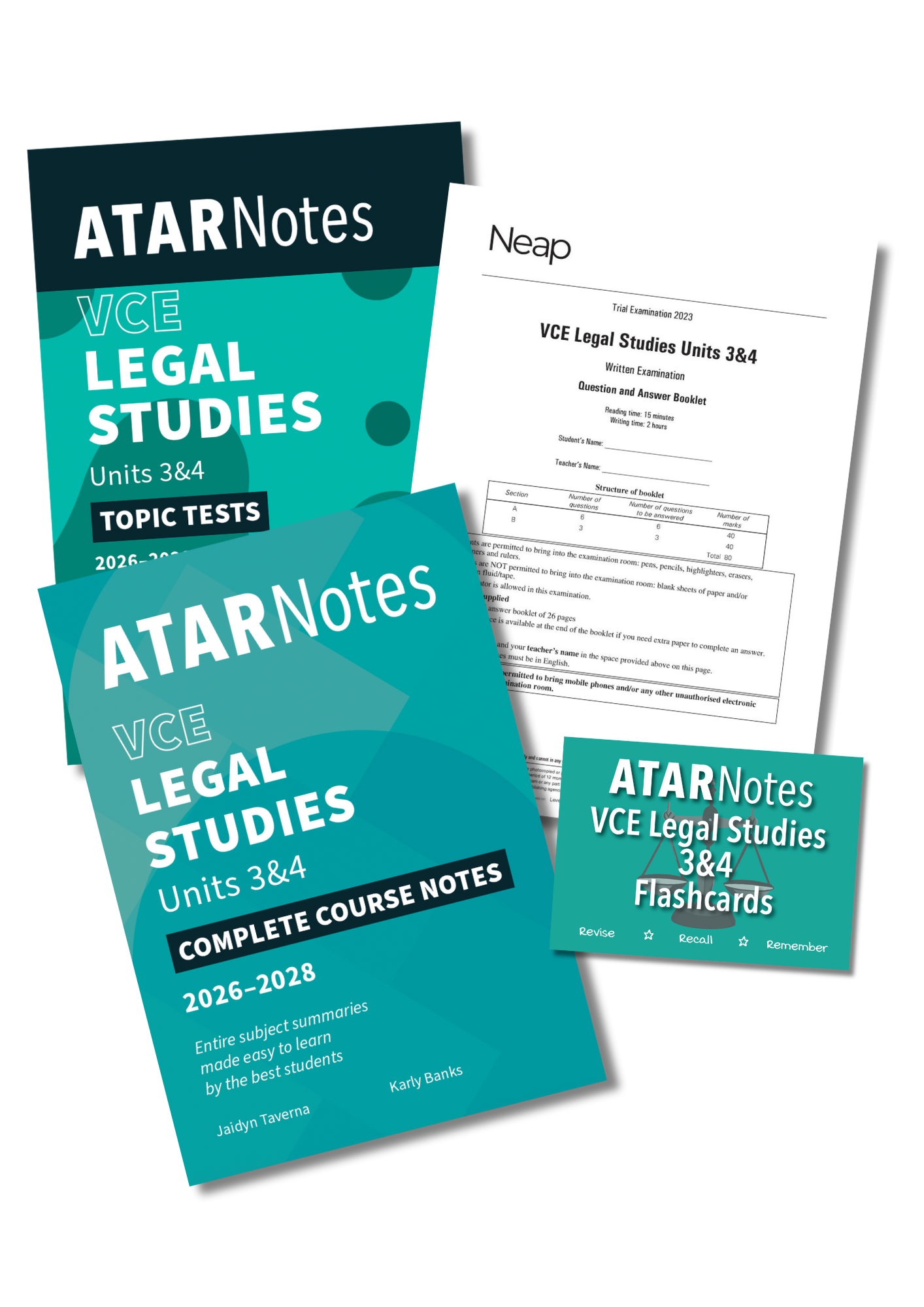 Top Marks VCE Legal Studies 3&4 Bundle