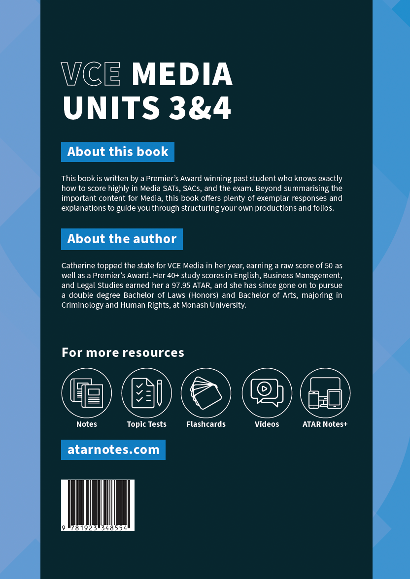 ATAR Notes VCE Media 3&4 Notes (2026-2028)