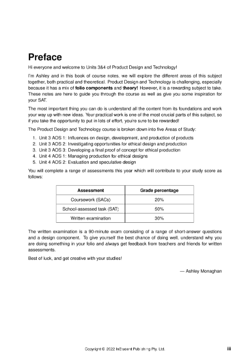 ATAR Notes VCE Product Design and Technology 3&4 Notes (2024-2025)