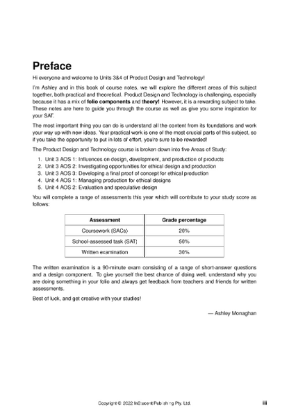ATAR Notes VCE Product Design and Technology 3&4 Notes (2024-2025)