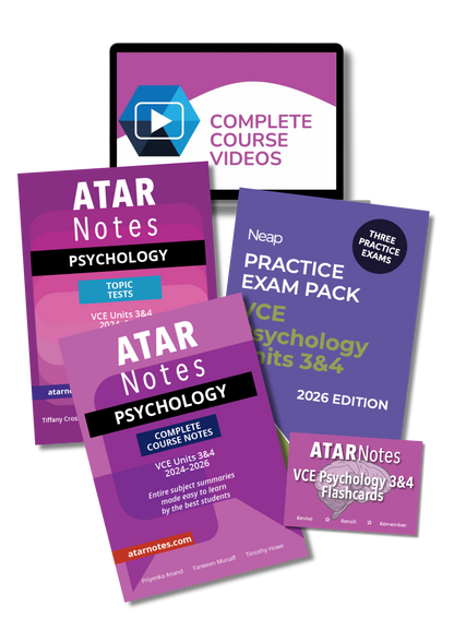 Top Marks VCE Psychology 3&4 Bundle