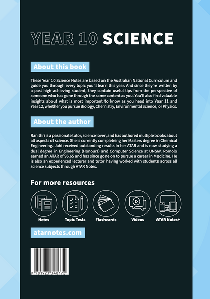 ATAR Notes Year 10 Science Complete Course Notes (2026-2028)