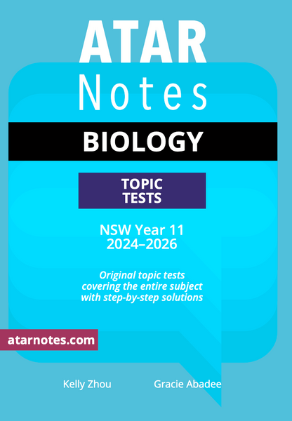 ATAR Notes HSC Year 11 Biology Topic Tests (2024-2026)