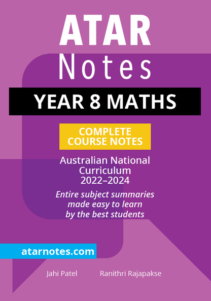 Year 8 Course Notes Bundle