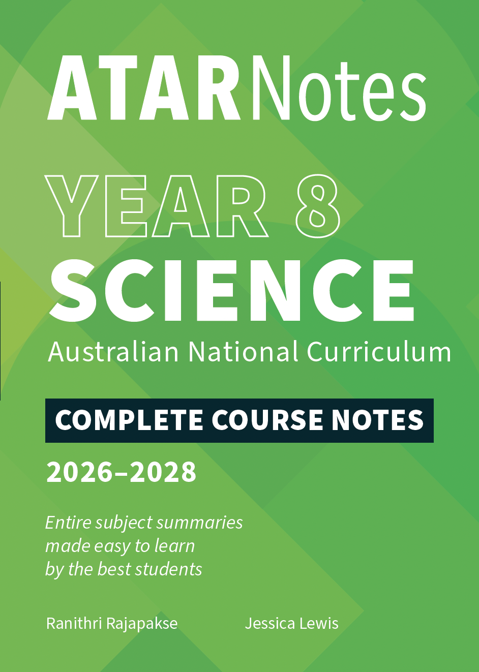 Year 8 Course Notes Bundle