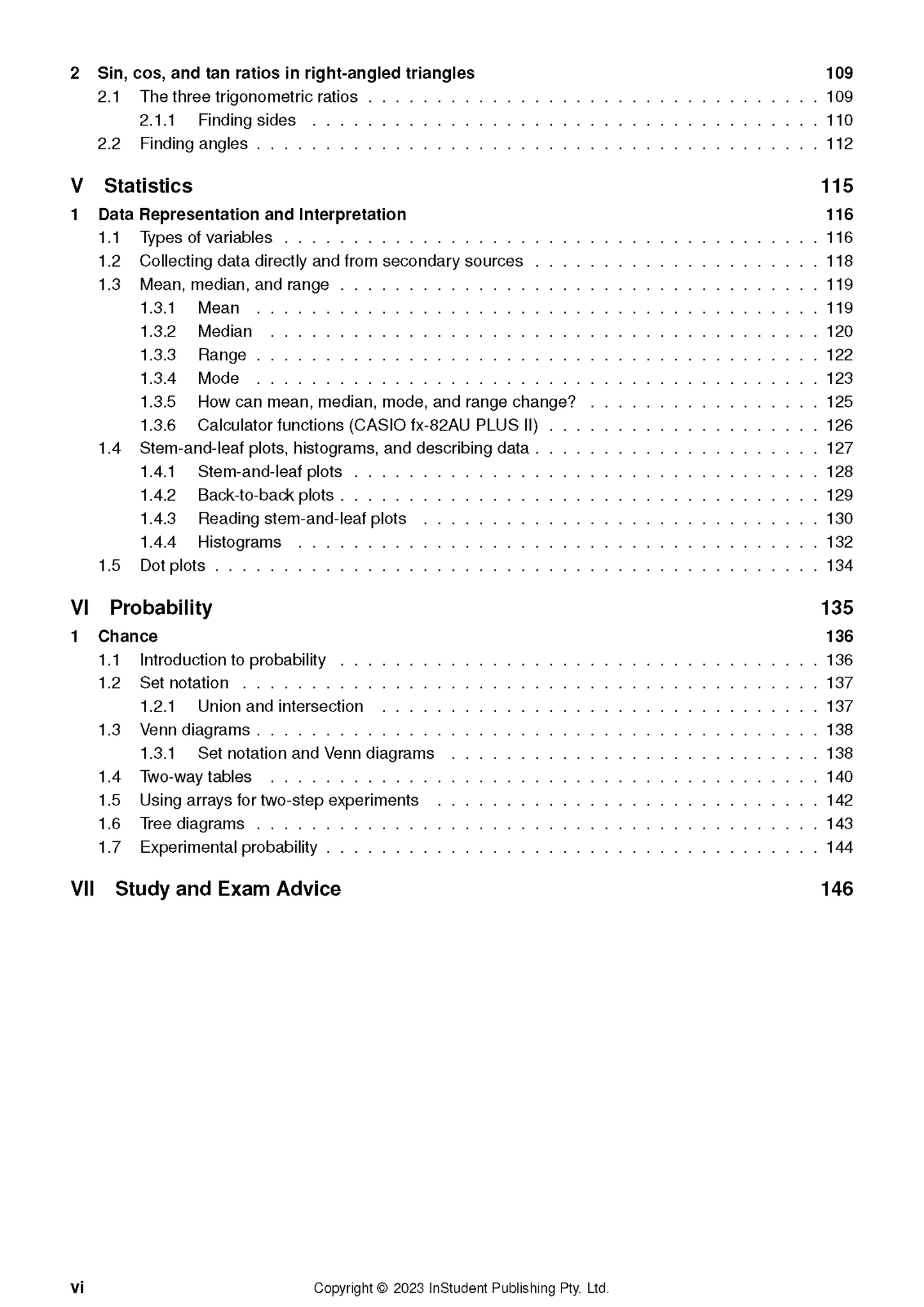 Year 9 Course Notes Bundle