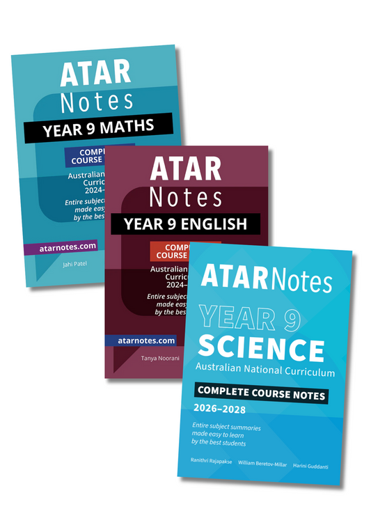 Year 9 Course Notes Bundle