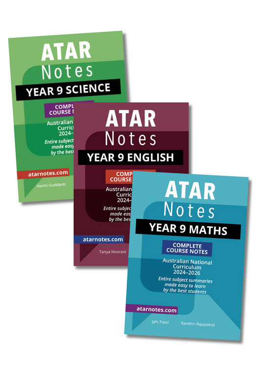 Year 9 Course Notes Bundle