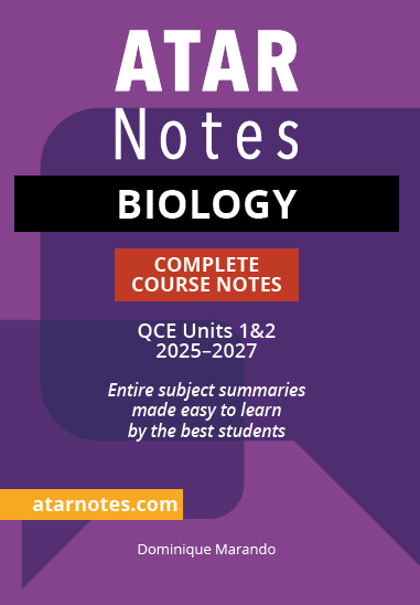 ATAR Notes QCE Biology 1&2 Complete Course Notes (2025–2027)