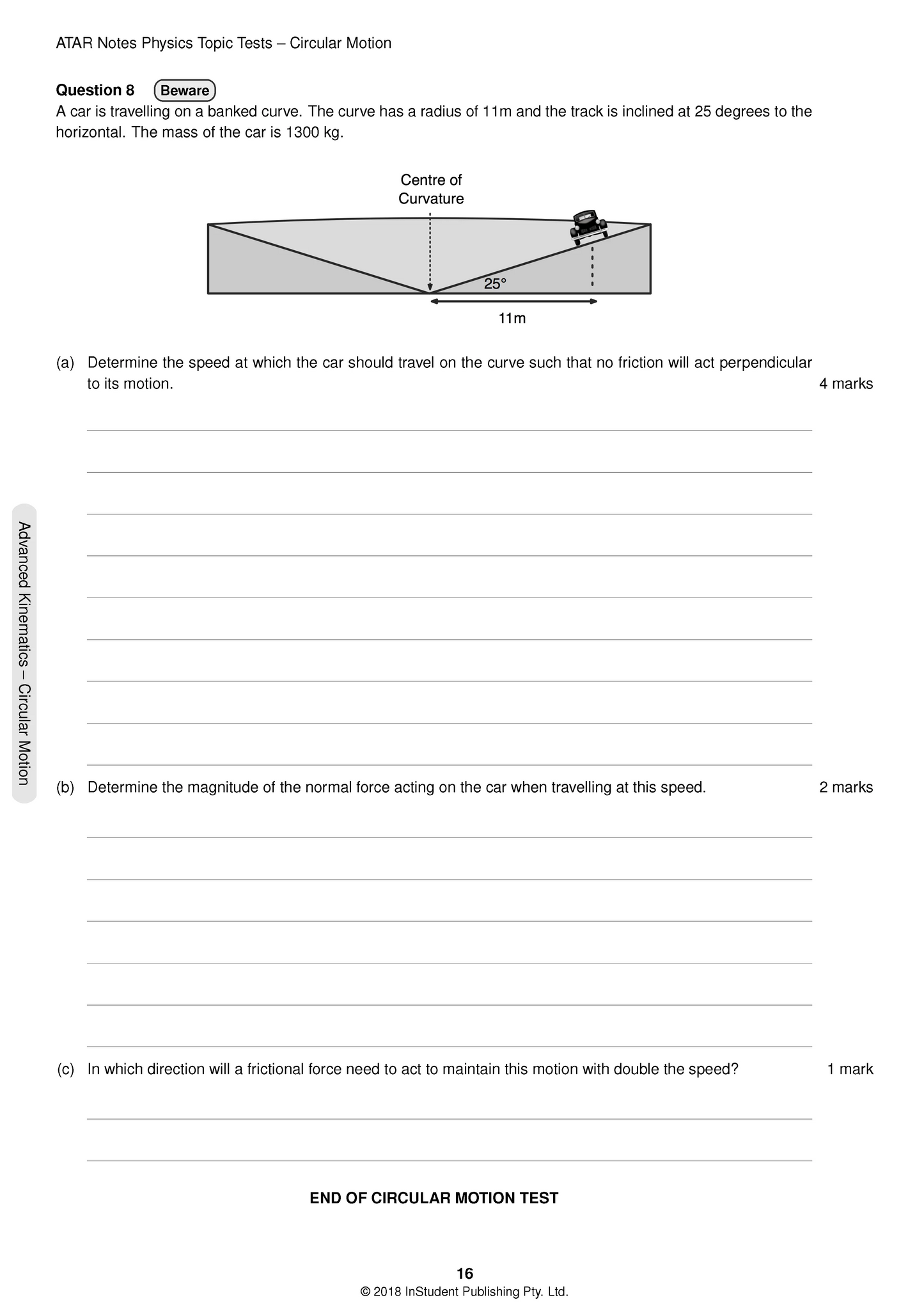 ATAR Notes HSC Year 12 Physics Topic Tests (2024-2026)