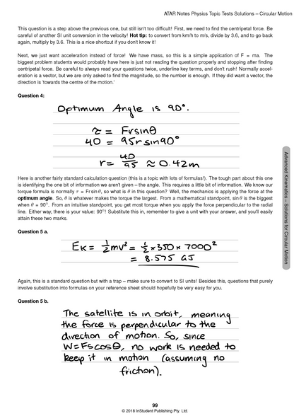 ATAR Notes HSC Year 12 Physics Topic Tests (2024-2026)